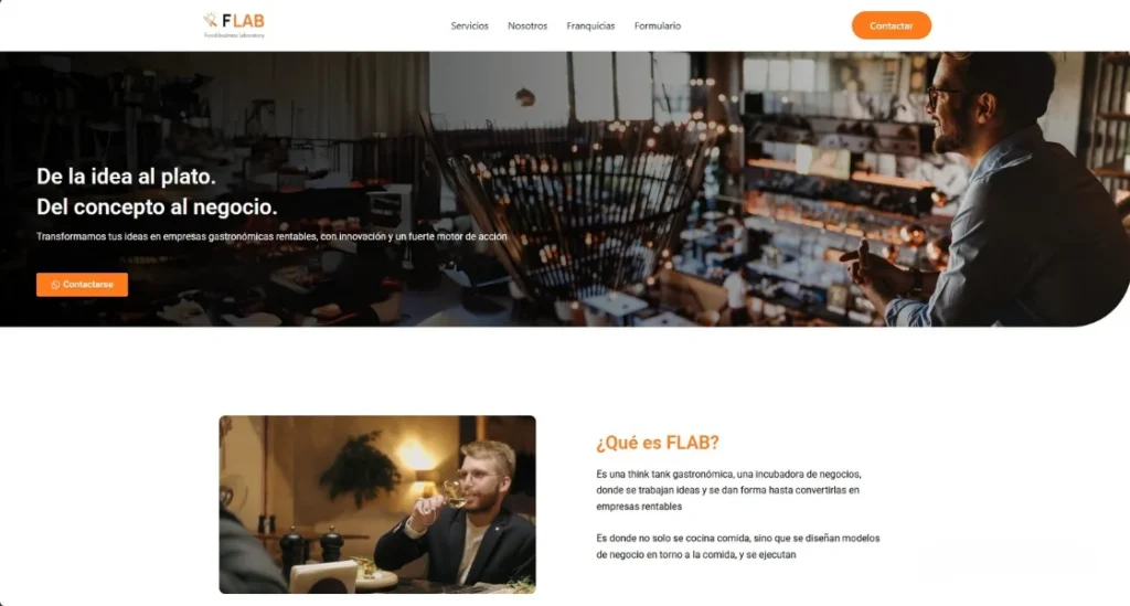 pagina web de flab